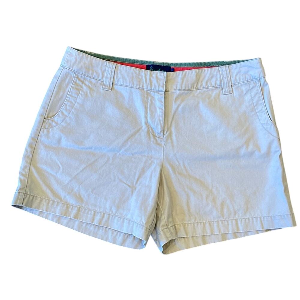 Boden Women's Cotton Chino Shorts 4.5" Sand Size 14
